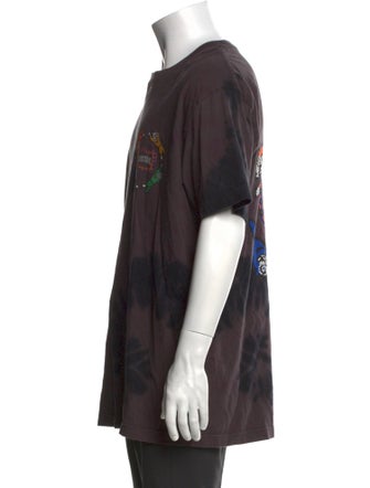 ICECREAM Tie-Dye Print Short Sleeve Shirt