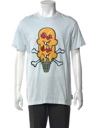 ICECREAM Graphic Print Crew Neck T-Shirt