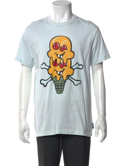 ICECREAM Graphic Print Crew Neck T-Shirt