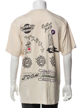 ICECREAM Graphic Print Crew Neck T-Shirt
