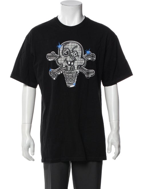ICECREAM Graphic Print Crew Neck T-Shirt