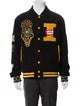 ICECREAM Graphic Print Varsity Jacket