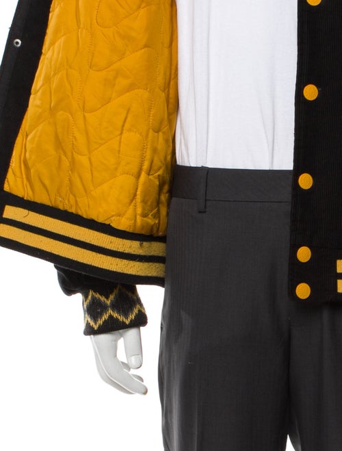 ICECREAM Graphic Print Varsity Jacket