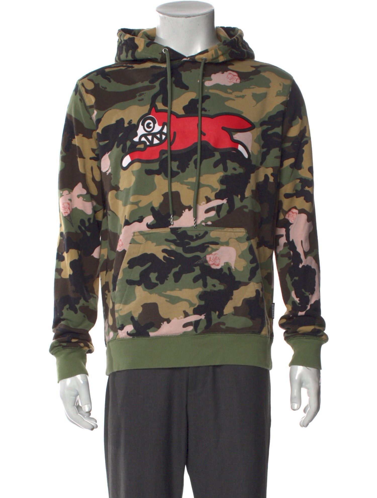 ICECREAM Printed Crew Neck Hoodie