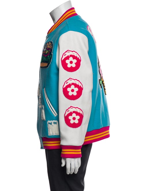 ICECREAM Printed Varsity Jacket