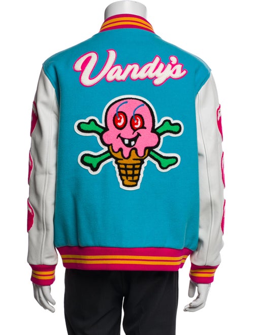 ICECREAM Printed Varsity Jacket