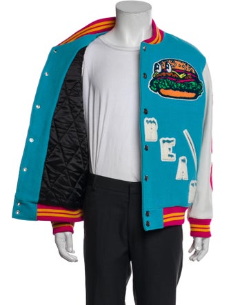 ICECREAM Printed Varsity Jacket