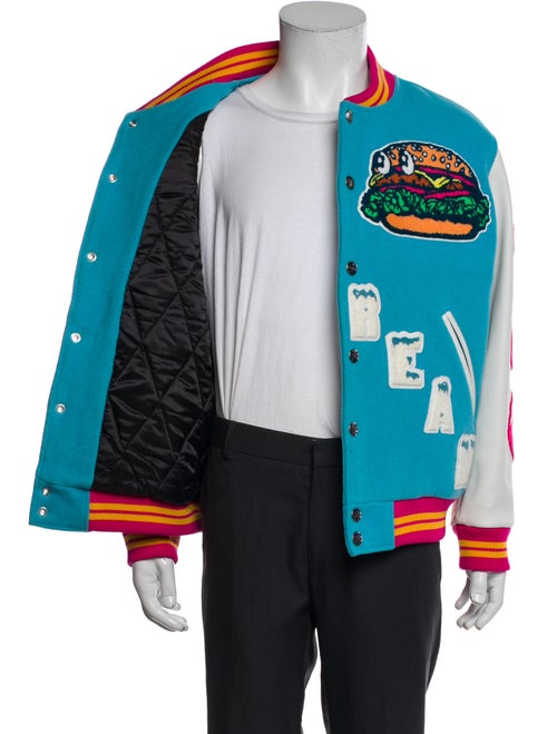 ICECREAM Printed Varsity Jacket