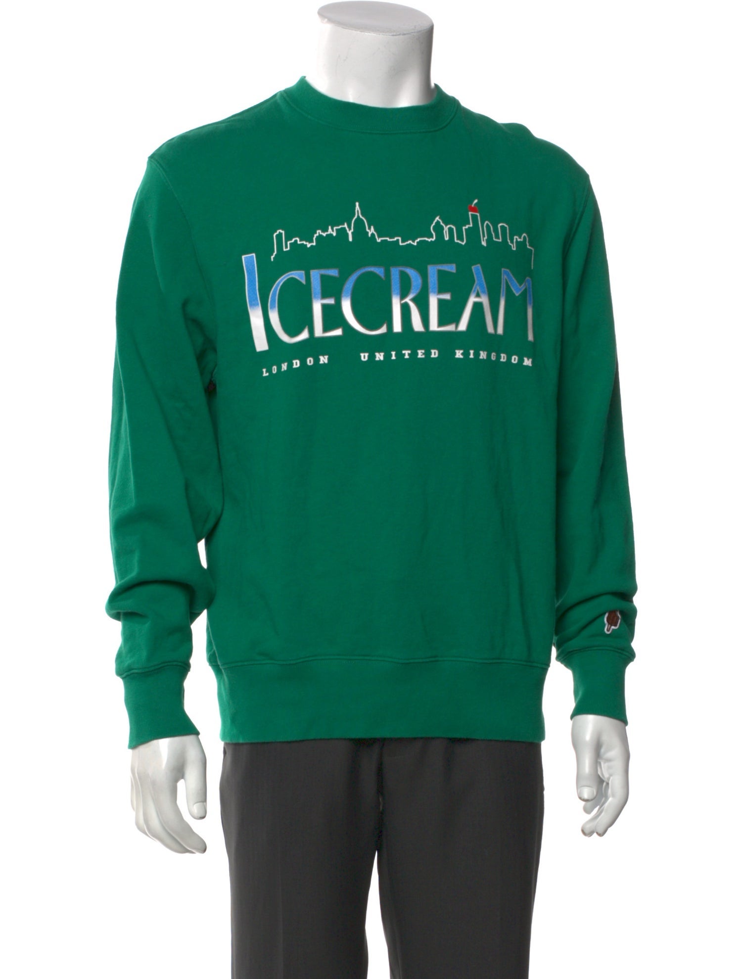 ICECREAM Graphic Print Crew Neck Sweatshirt