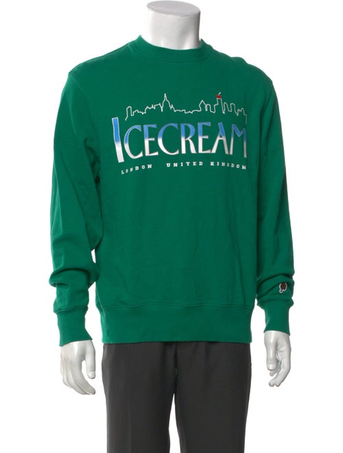 ICECREAM Graphic Print Crew Neck Sweatshirt