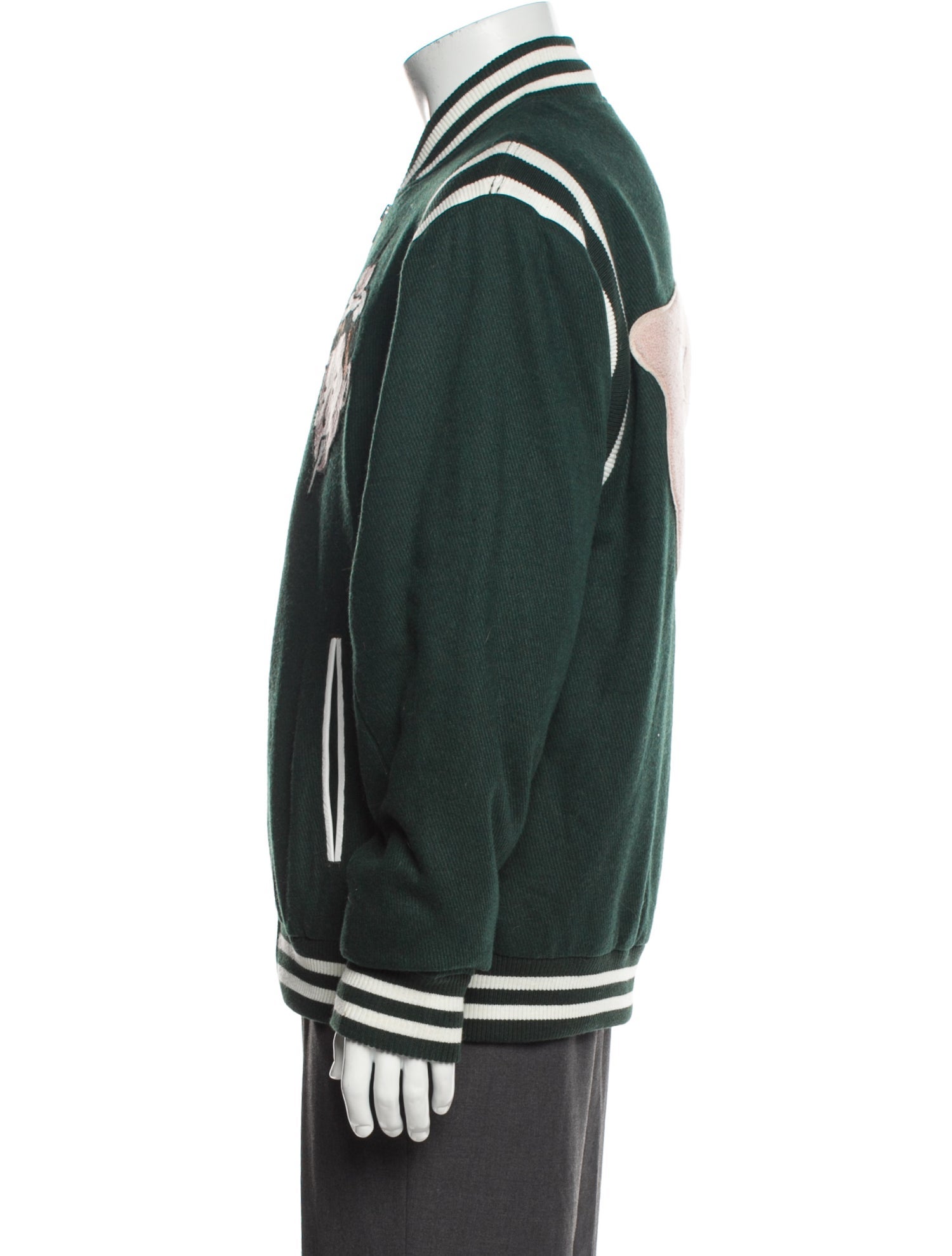 ICECREAM Striped Varsity Jacket w/ Tags