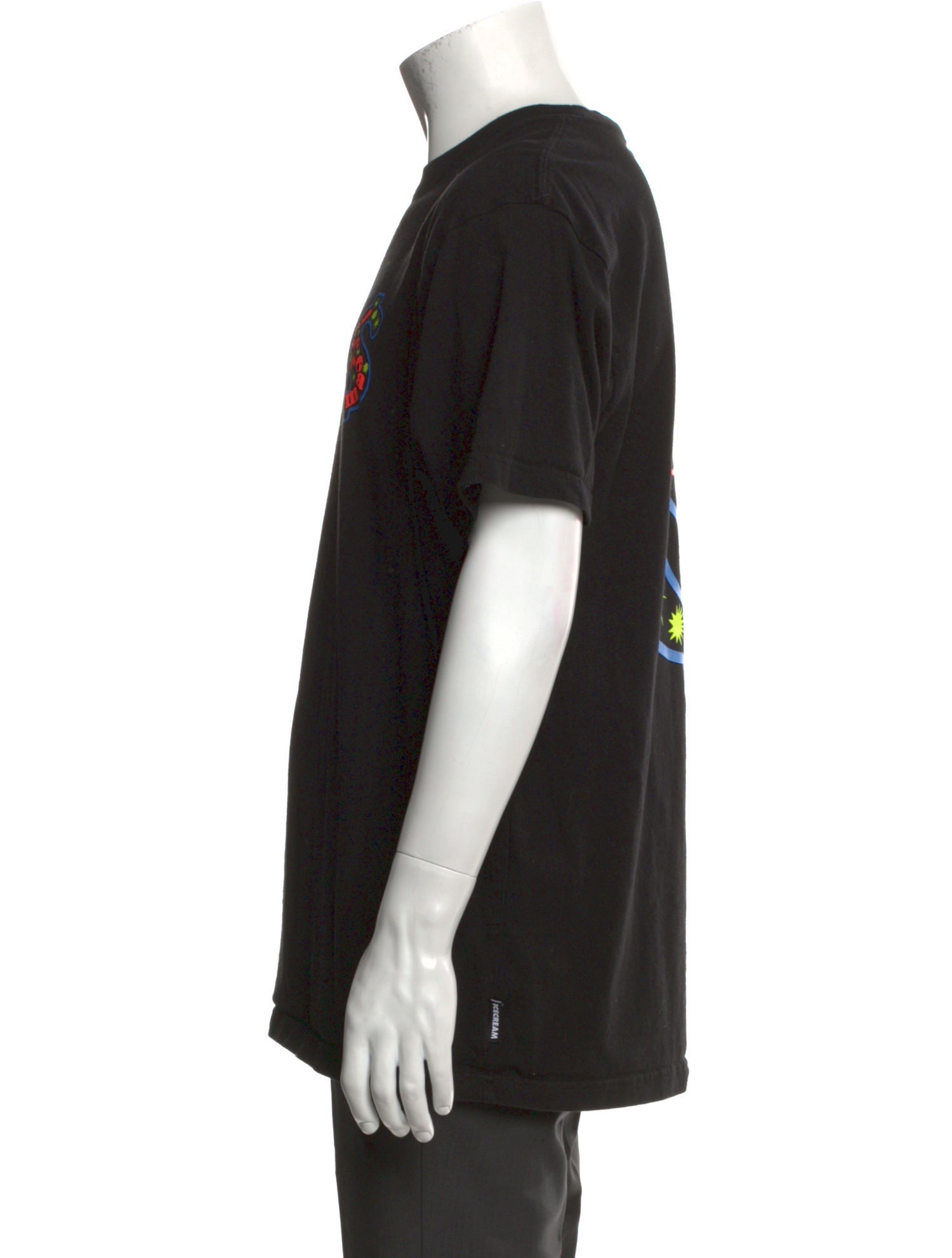 ICECREAM Graphic Print Crew Neck T-Shirt