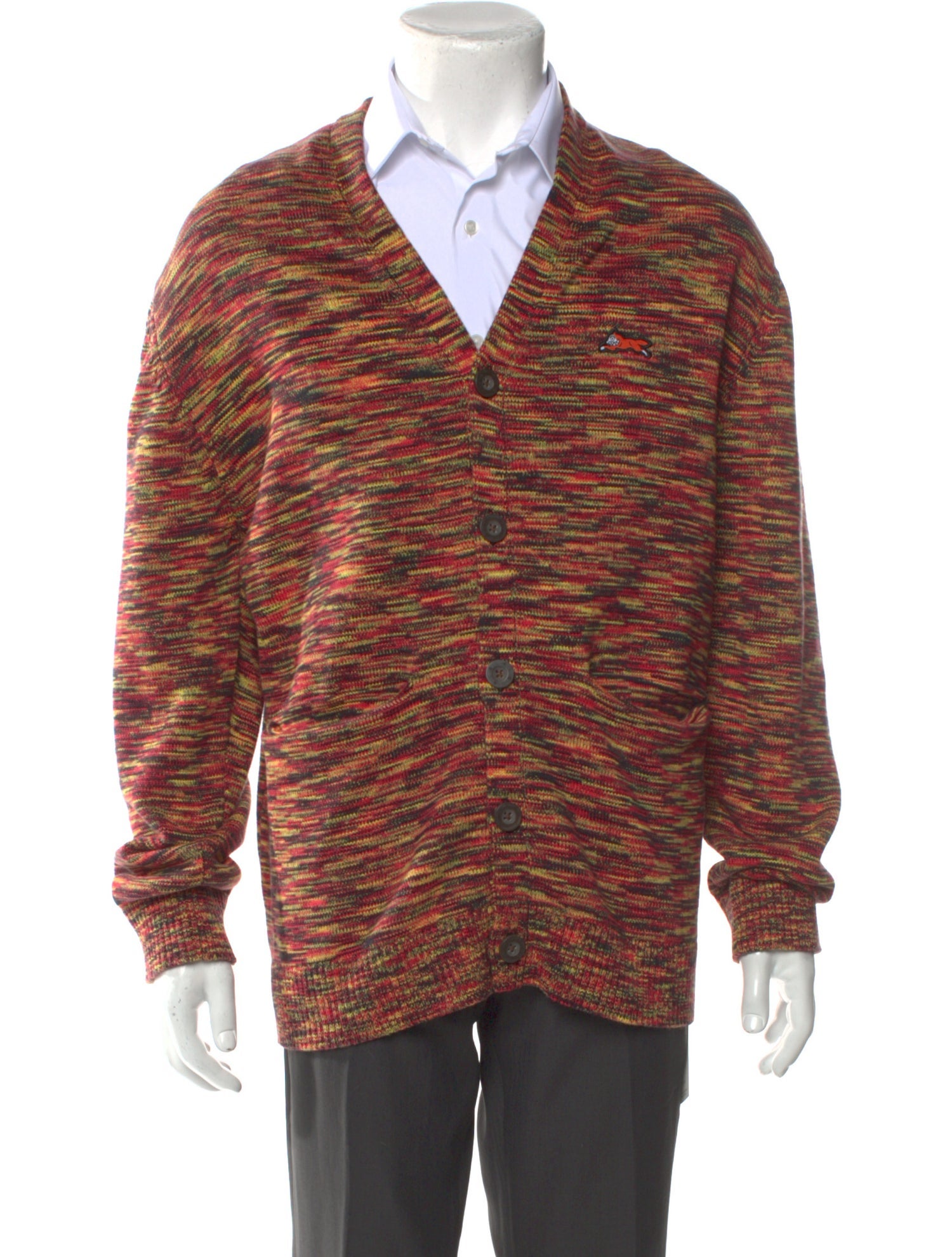 ICECREAM Striped V-Neck Cardigan w/ Tags