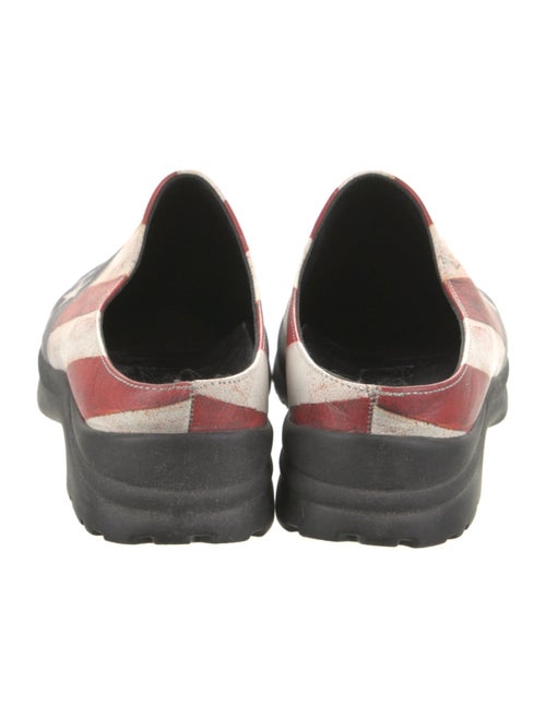 Icon Leather Printed Mules