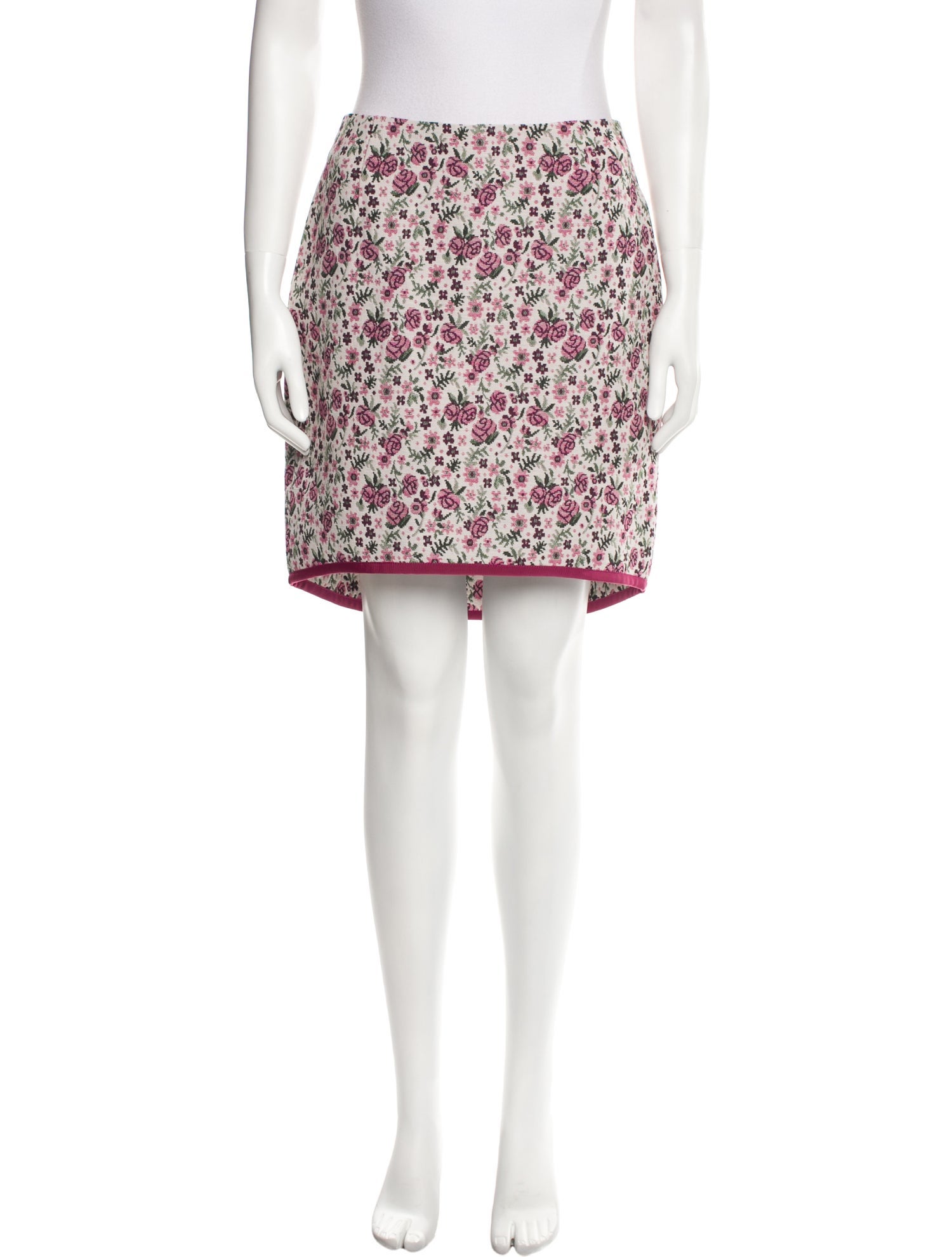 Wiederhoeft Floral Print Mini Skirt