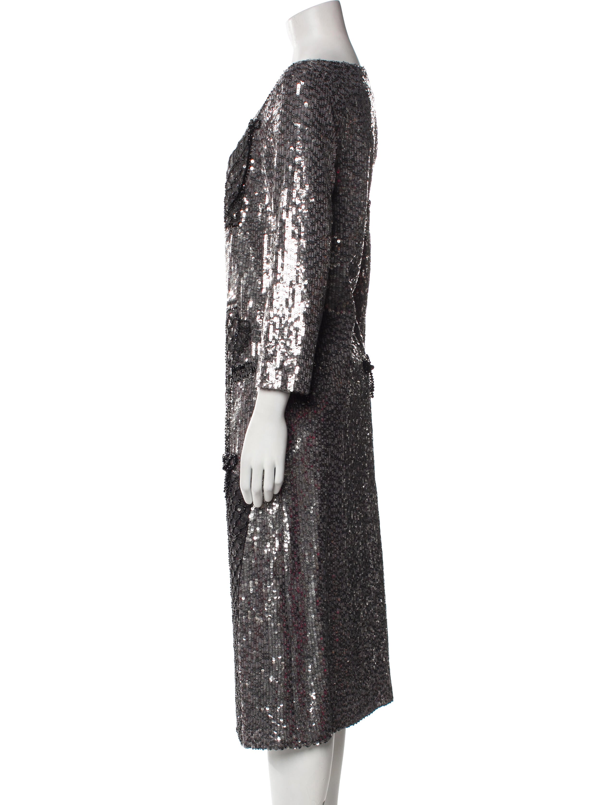 Wiederhoeft Sequin Midi Length Dress w/ Tags