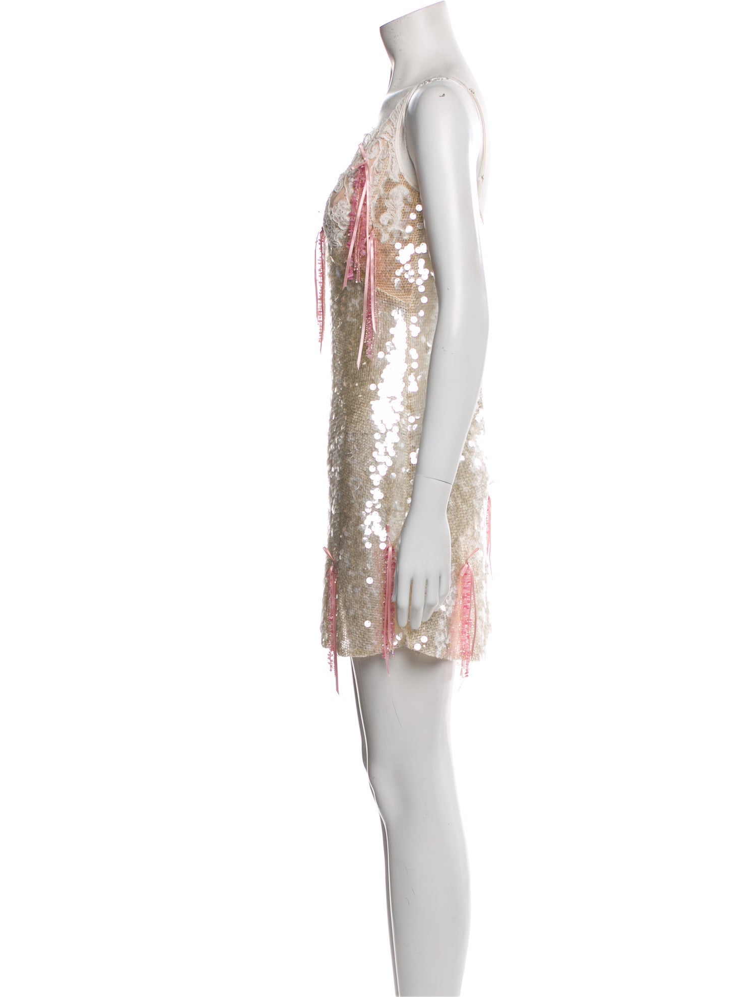 Wiederhoeft V-Neck Mini Dress w/ Tags