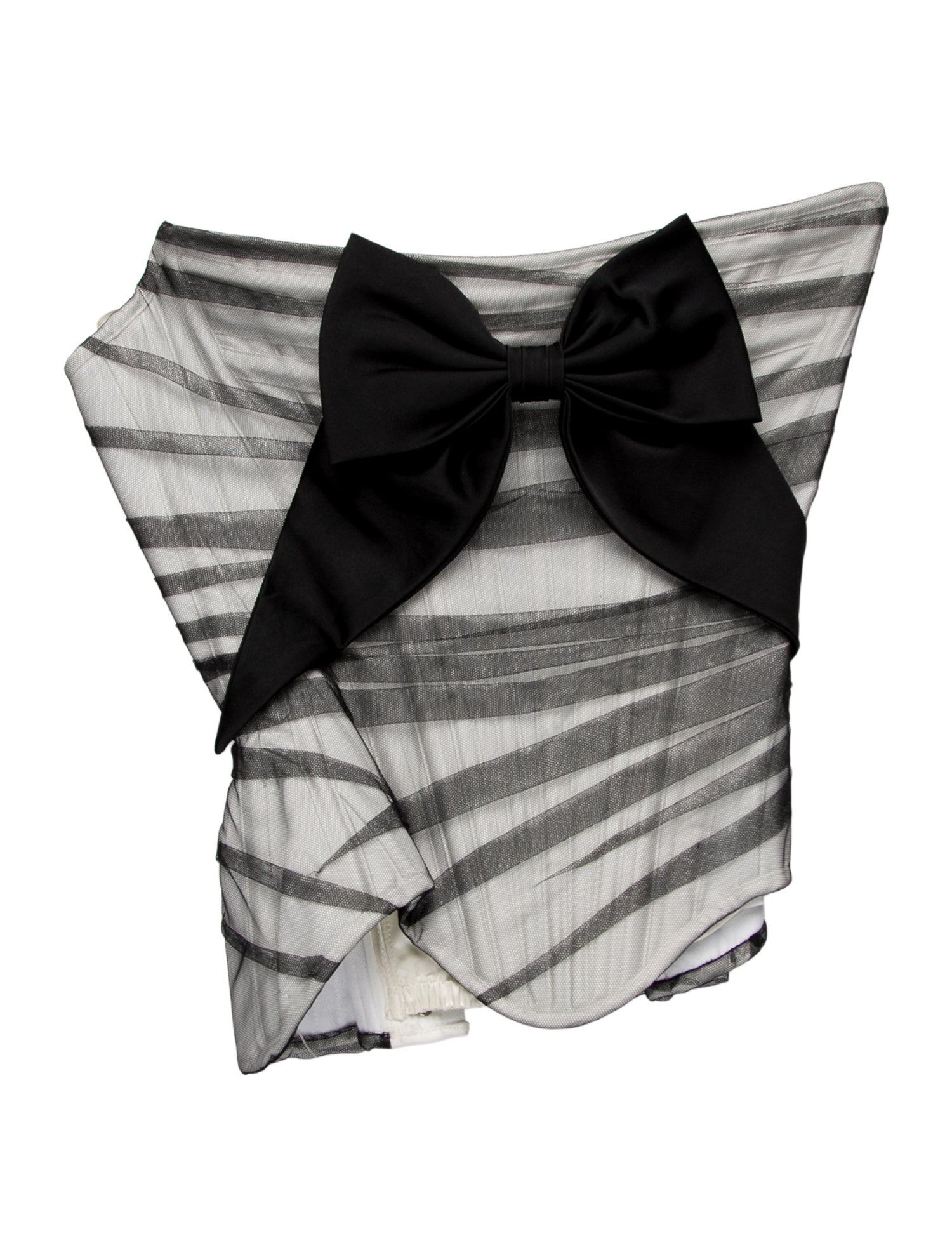 Wiederhoeft Silk Striped Bodysuit