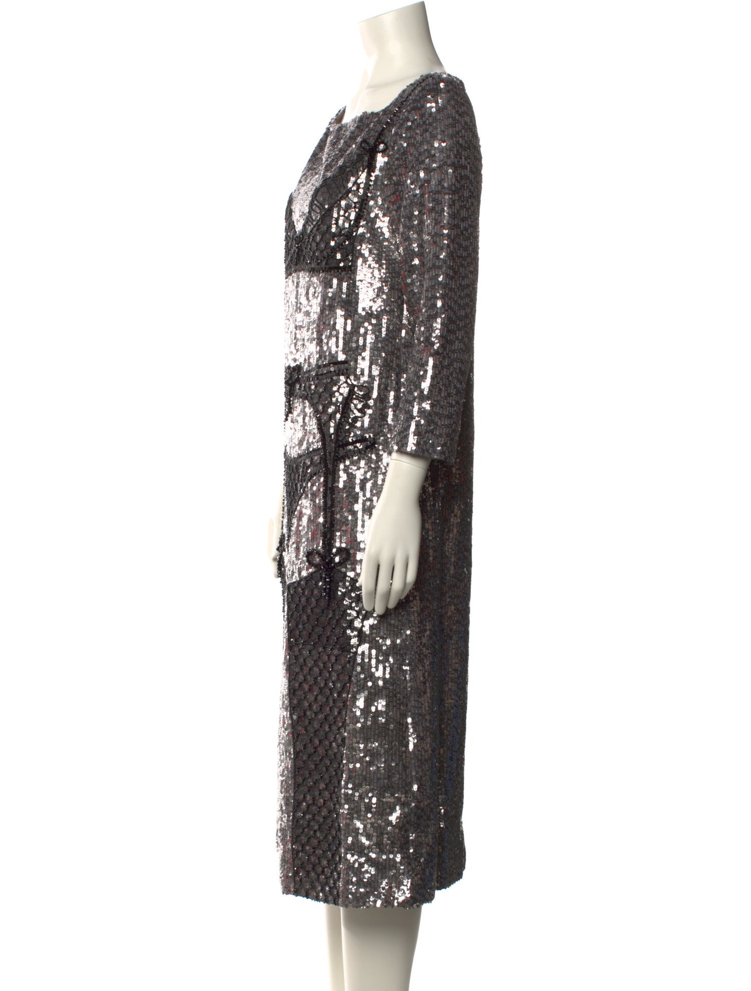 Wiederhoeft Sequin Midi Length Dress