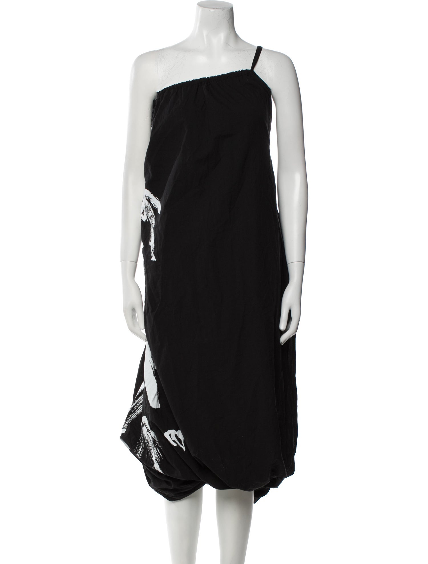 Igor Dobranic One-Shoulder Midi Length Dress w/ Tags