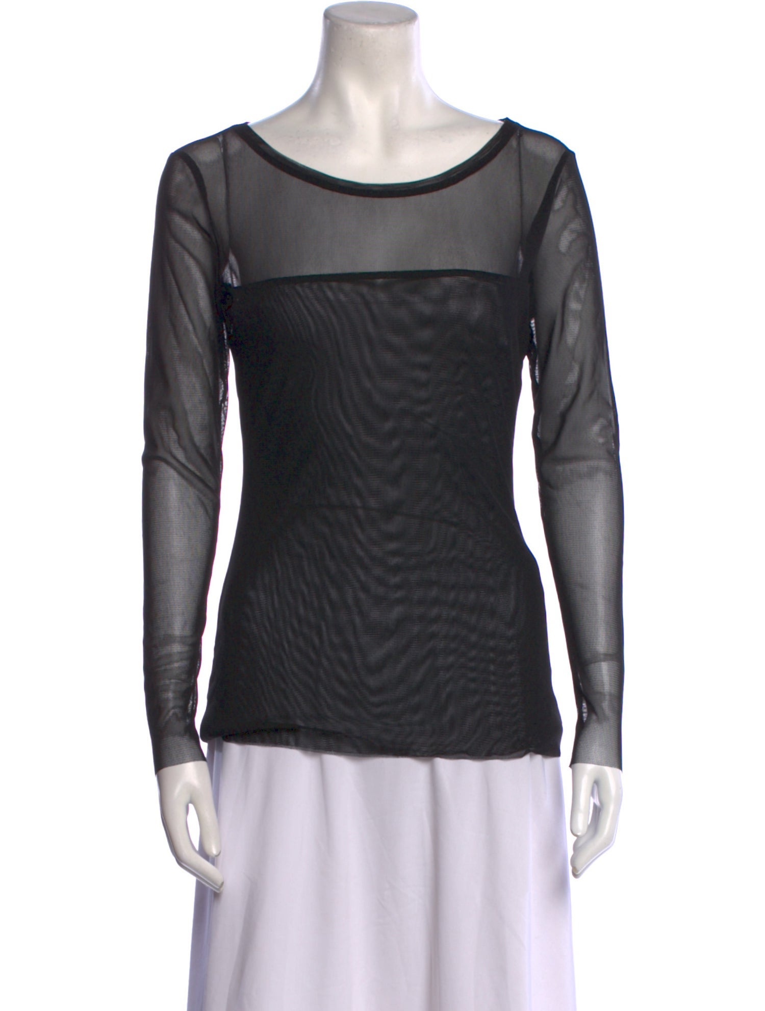 Igor Dobranic Bateau Neckline Long Sleeve Top w/ Tags