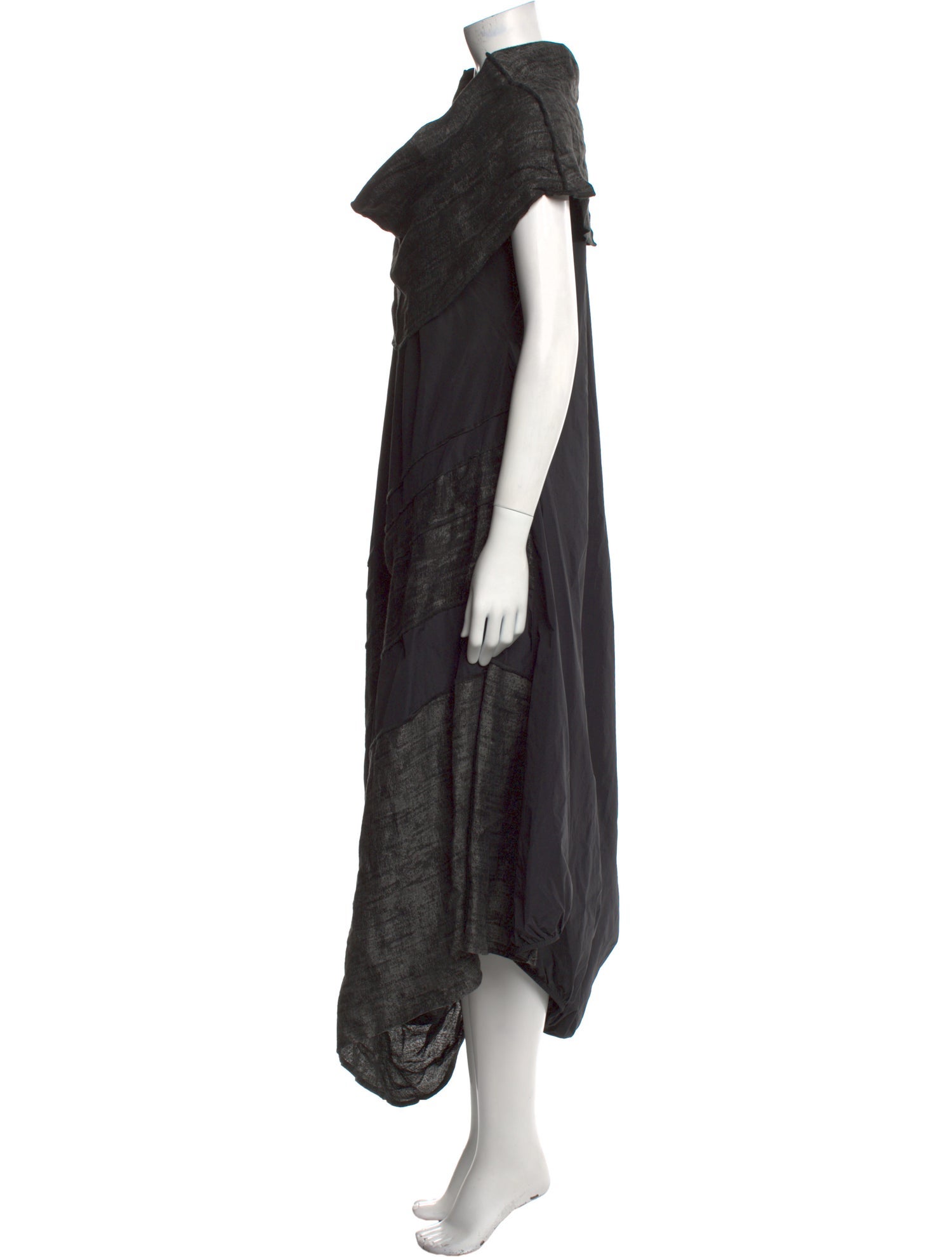 Igor Dobranic Cowl Neck Long Dress