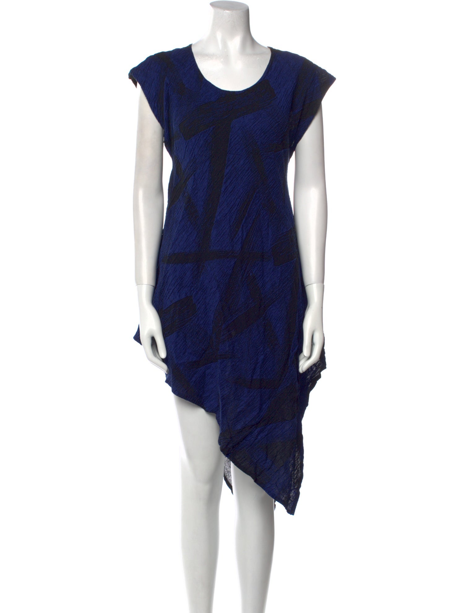 Igor Dobranic Linen Knee-Length Dress