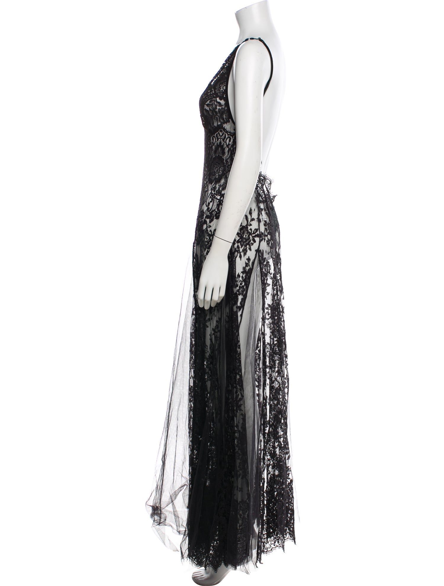I.D. Sarrieri Lace Long Dress