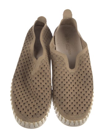 Ilse Jacobsen Suede Whipstitch Trim Sneakers