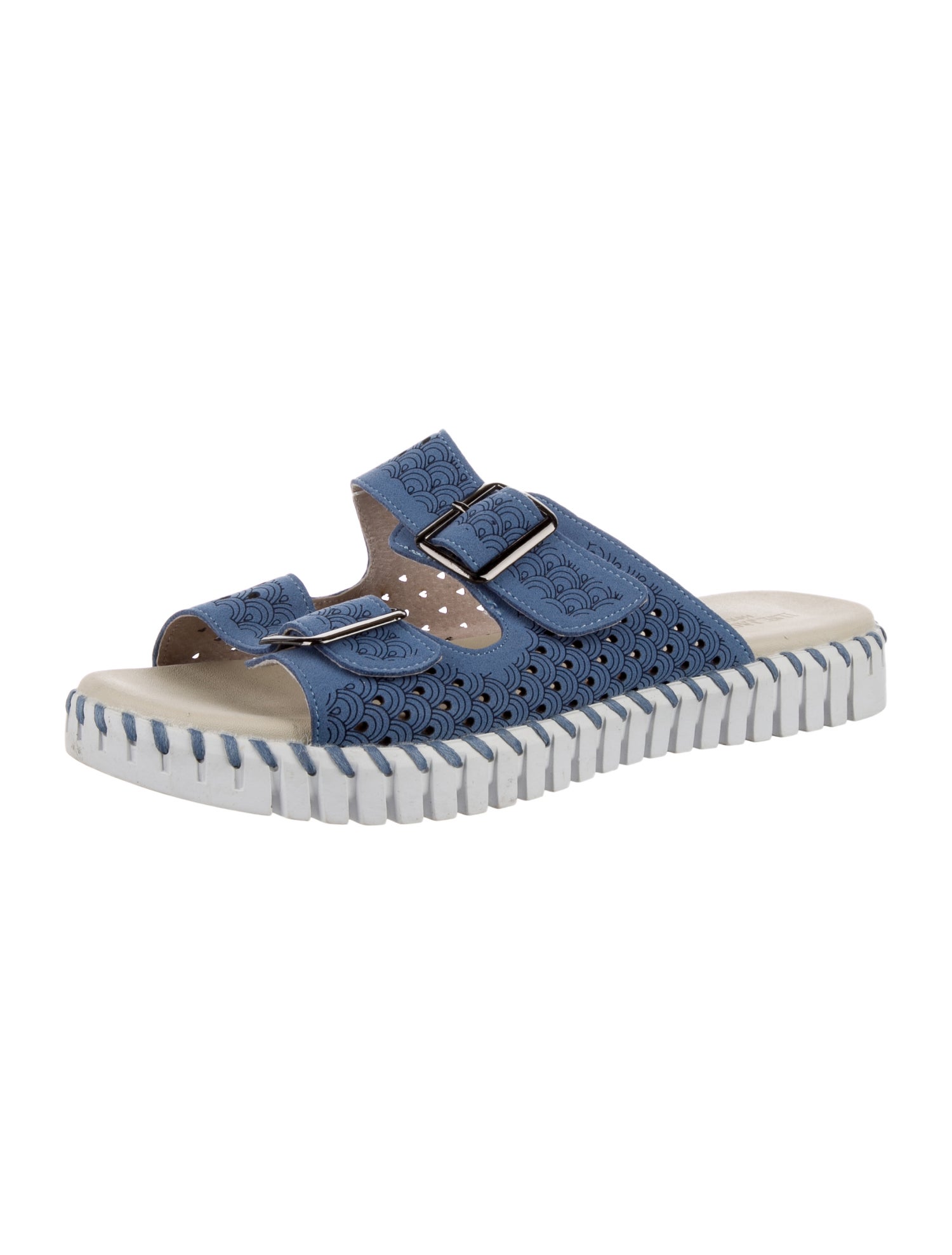 Ilse Jacobsen Leather Lasercut Accents Slides