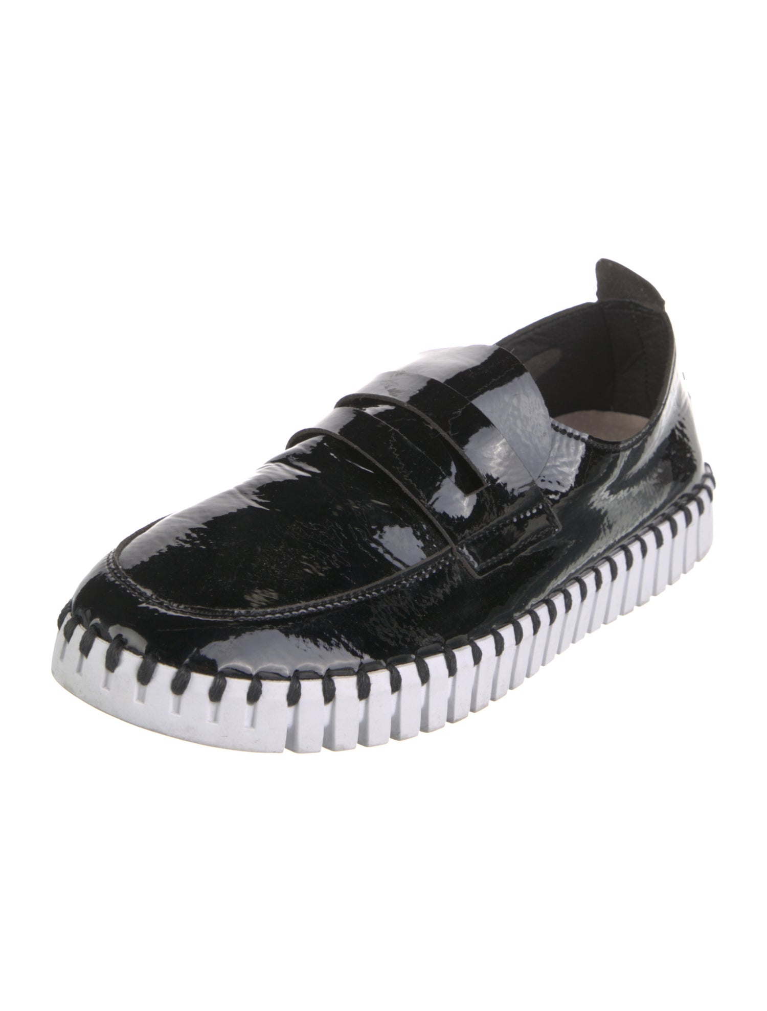 Ilse Jacobsen Patent Leather Sneakers