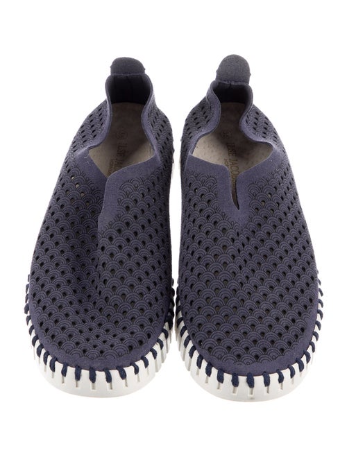 Ilse Jacobsen Suede Lasercut Accents Oxfords