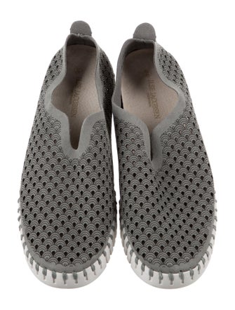 Ilse Jacobsen Suede Printed Loafers