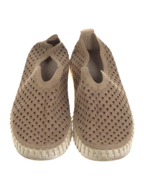Ilse Jacobsen Suede Lasercut Accents Sneakers