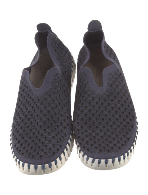 Ilse Jacobsen Suede Lasercut Accents Loafers