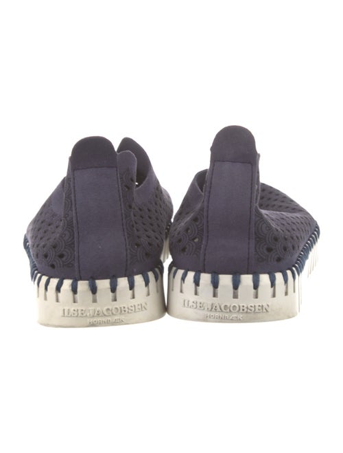 Ilse Jacobsen Suede Lasercut Accents Loafers