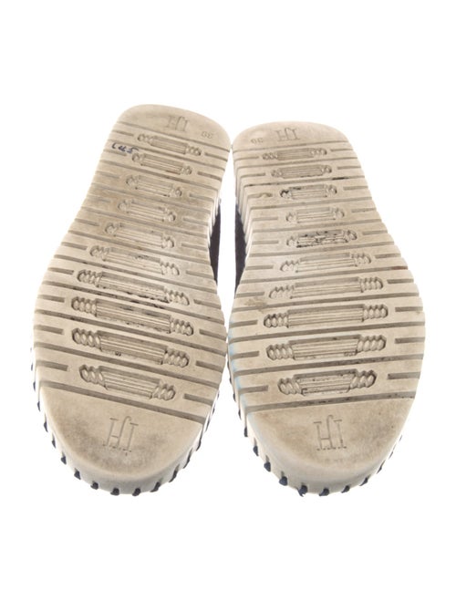 Ilse Jacobsen Suede Lasercut Accents Loafers