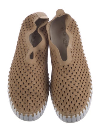 Ilse Jacobsen Suede Lasercut Accents Loafers