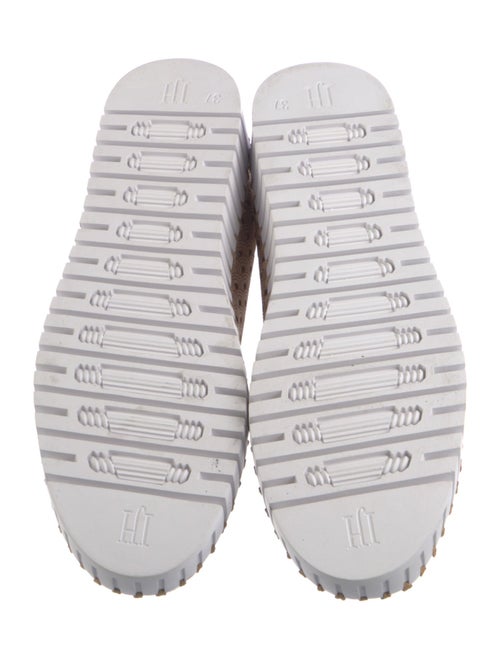 Ilse Jacobsen Suede Lasercut Accents Loafers