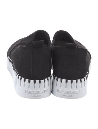 Ilse Jacobsen Suede Lasercut Accents Sneakers