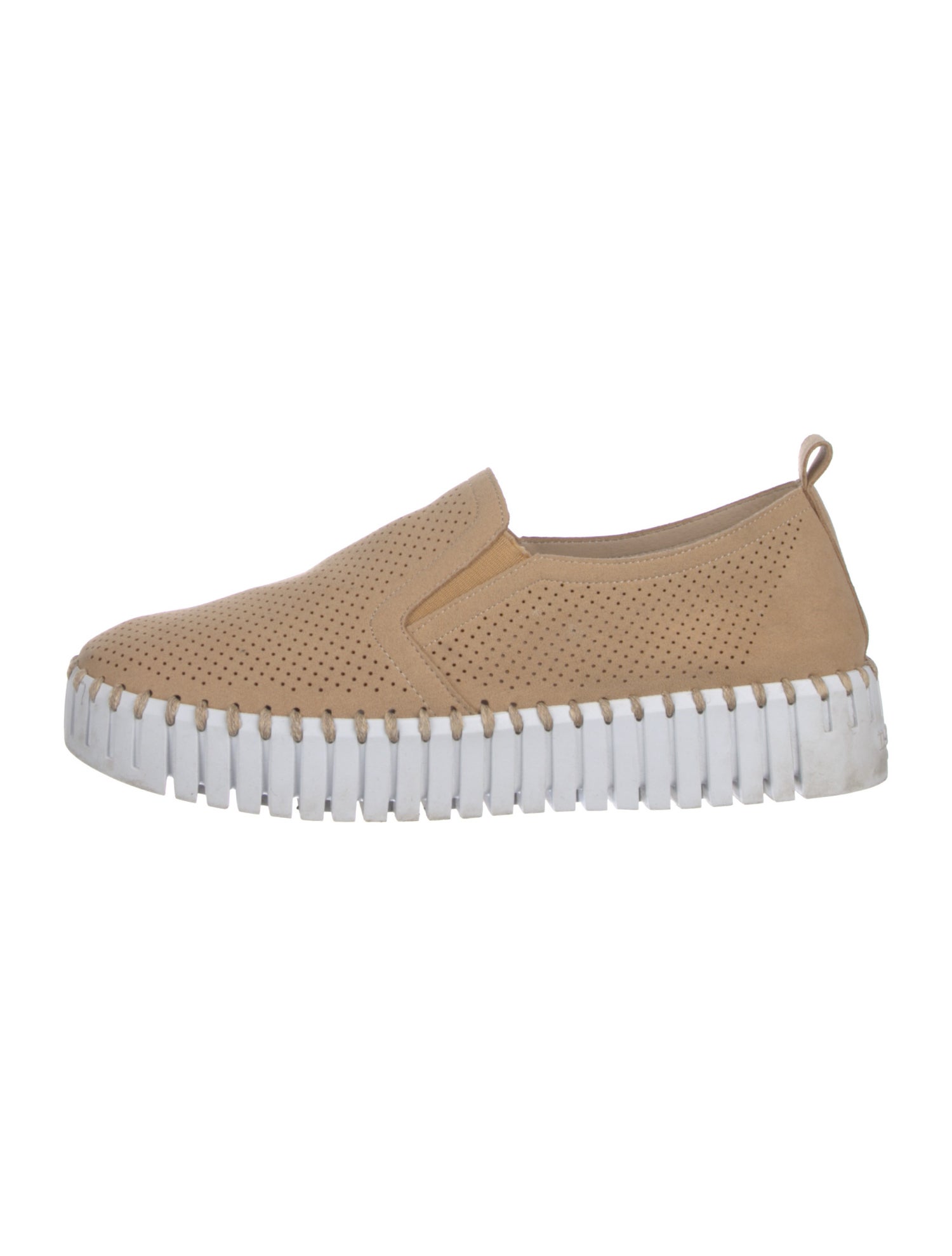 Ilse Jacobsen Suede Cutout Accent Sneakers