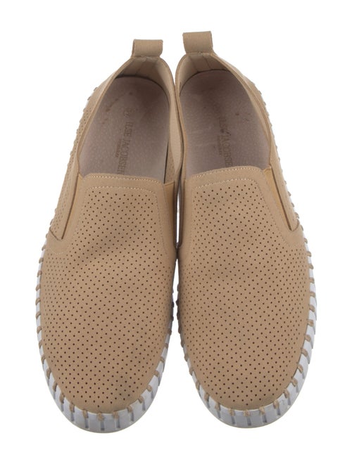 Ilse Jacobsen Suede Cutout Accent Sneakers