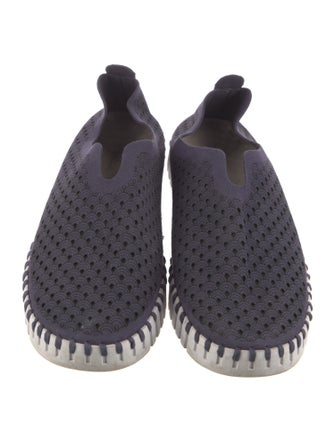 Ilse Jacobsen Suede Lasercut Accents Loafers