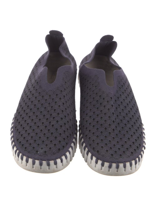 Ilse Jacobsen Suede Lasercut Accents Loafers