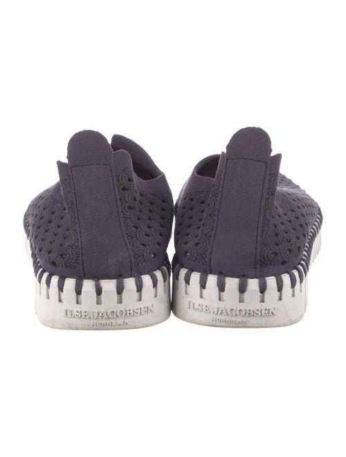 Ilse Jacobsen Suede Lasercut Accents Loafers