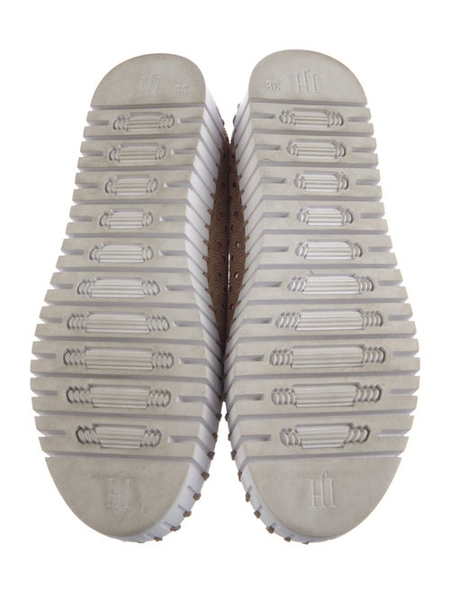 Ilse Jacobsen Suede Lasercut Accents Sneakers