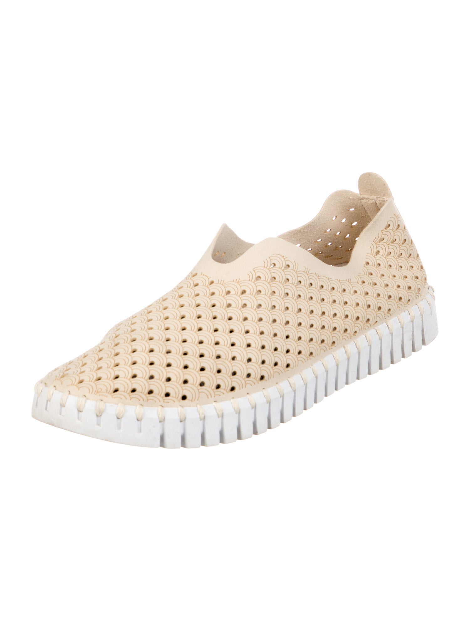 Ilse Jacobsen Suede Lasercut Accents Flats