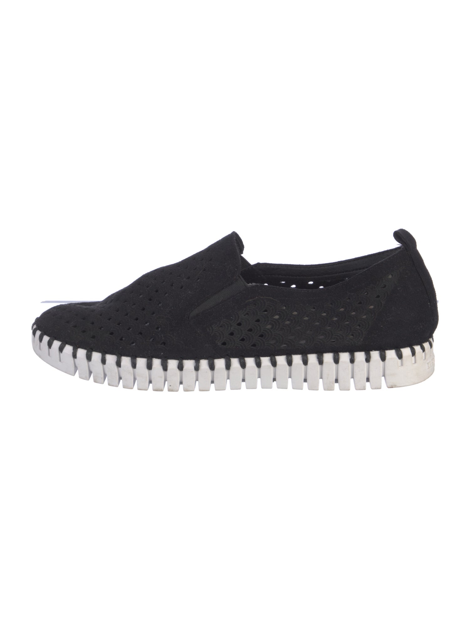 Ilse Jacobsen Suede Lasercut Accents Sneakers