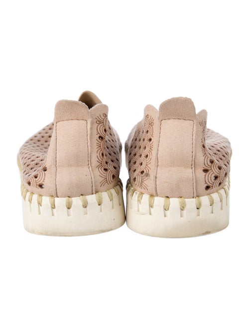 Ilse Jacobsen Suede Eyelet Trim Oxfords