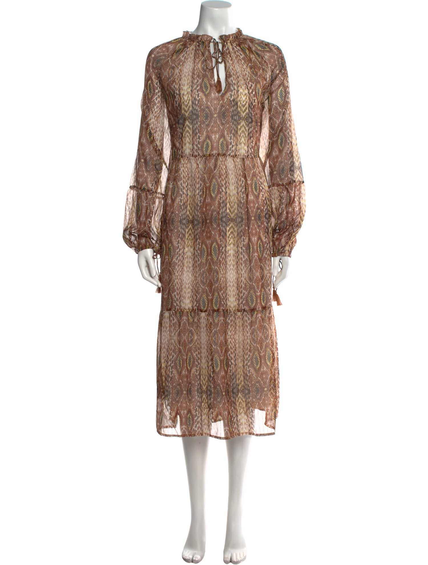 Ilse Jacobsen Paisley Print Midi Length Dress